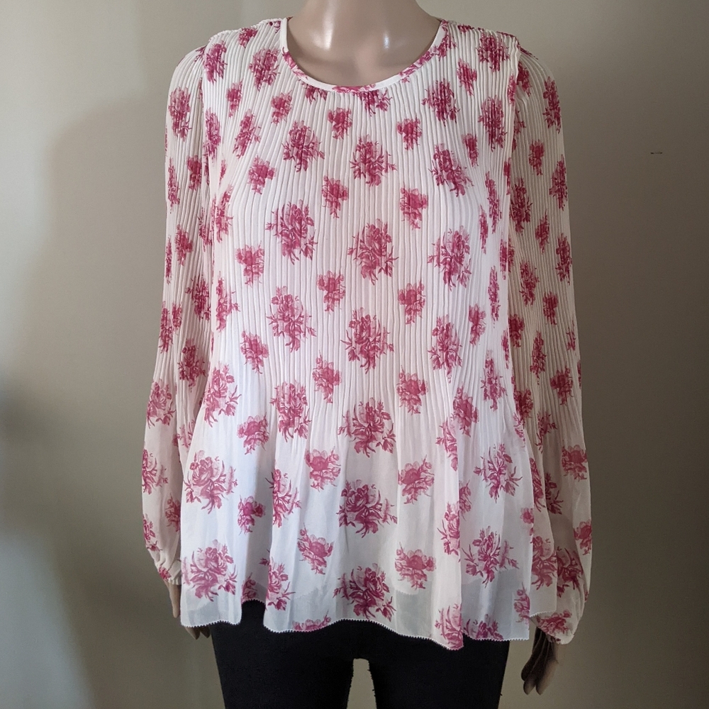 Aritzia Wilfred Daydreamer floral blouse, women's small